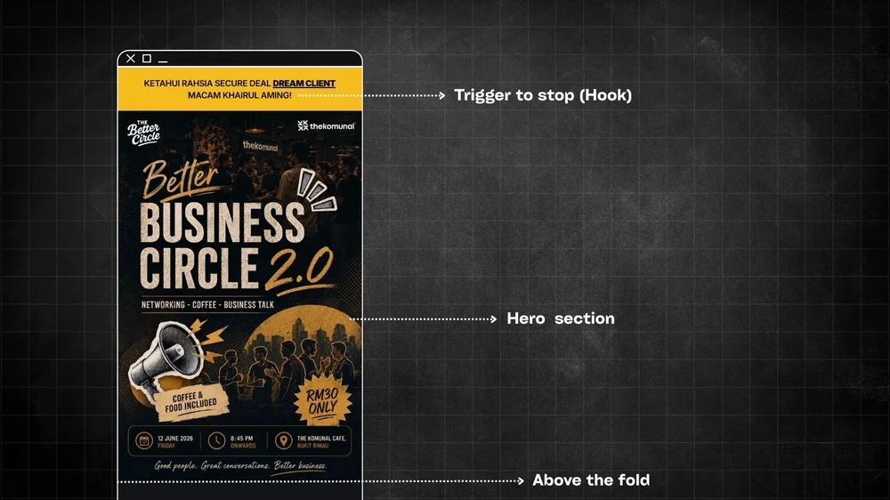 Landing Page ‘Better Business Circle 2.0’